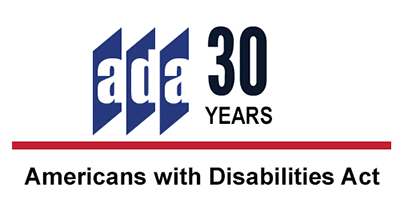 Logo for 30th Anniversary of the ADA