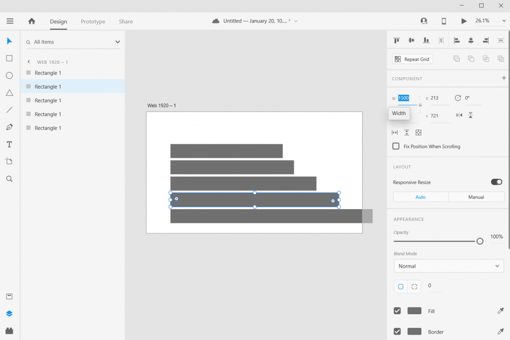 Adobe XD Bar Chart Illustration 5