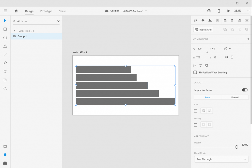 Adobe XD Bar Chart Illustration 6