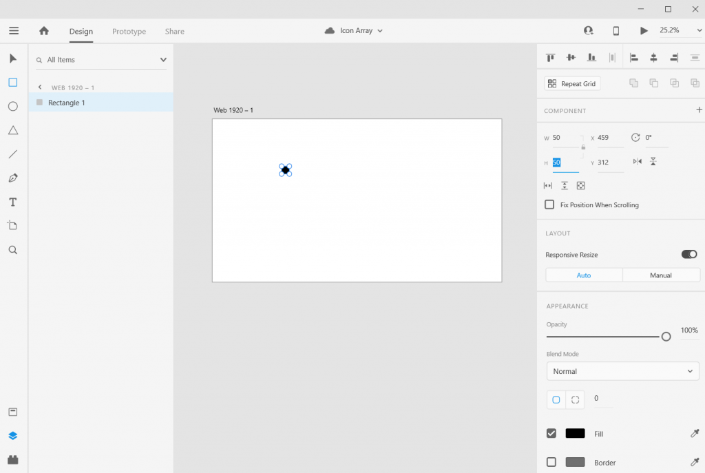 Adobe XD Icon Array Illustration How To 3