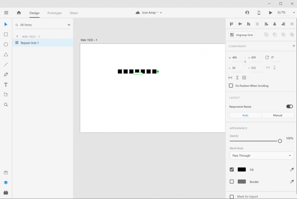 Adobe XD Icon Array Illustration How To 3