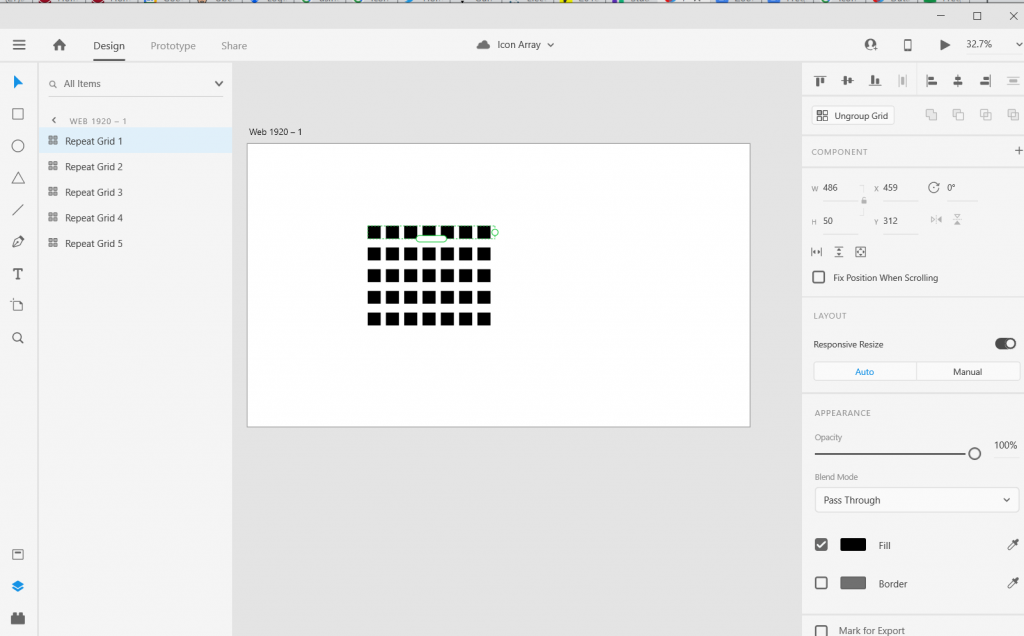 Adobe XD Icon Array Illustration How To 4