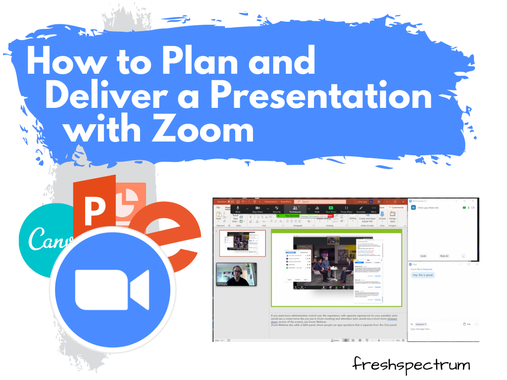 How to Plan and Deliver a Presentation with Zoom (Illustration)