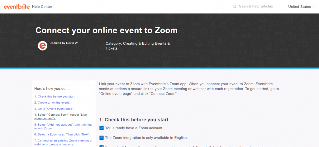 How to Plan and Deliver a Presentation with Zoom (Illustration) Eventbrite Connect your online event to Zoom