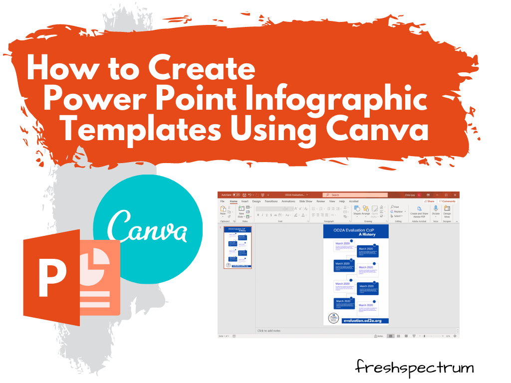 How to Create Power Point Infographic Templates Using Canva - Illustration