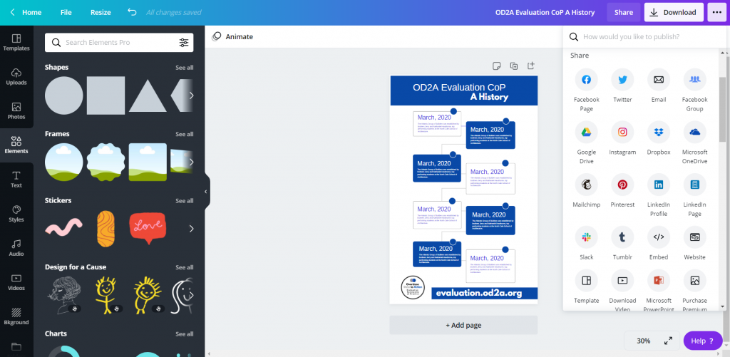 How to Create Power Point Infographic Templates Using Canva - Illustration - Download as Microsoft PowerPoint