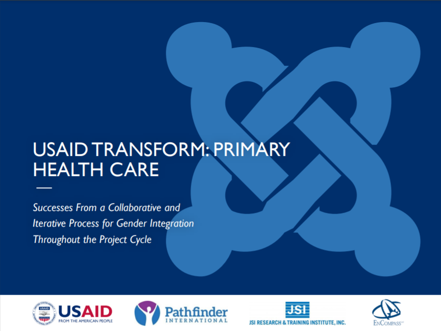USAID TRANSFORM: Primary Health Care - Slidedoc.