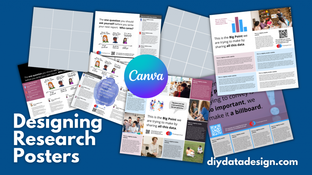 Designing Research Posters using Canva by diydatadesign.com