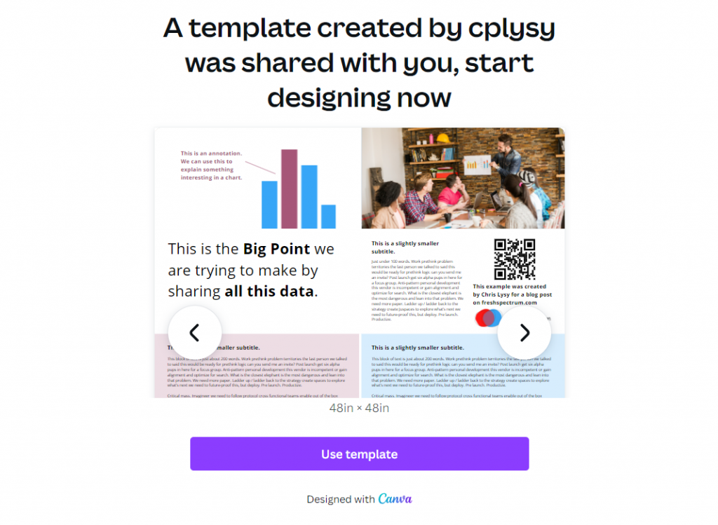 Research poster canva templates