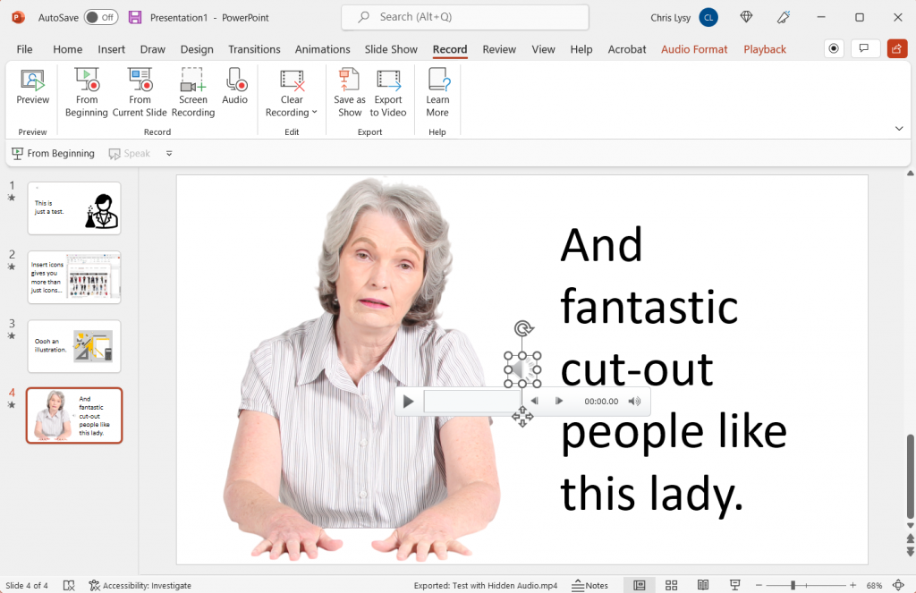 PowerPoint for Video