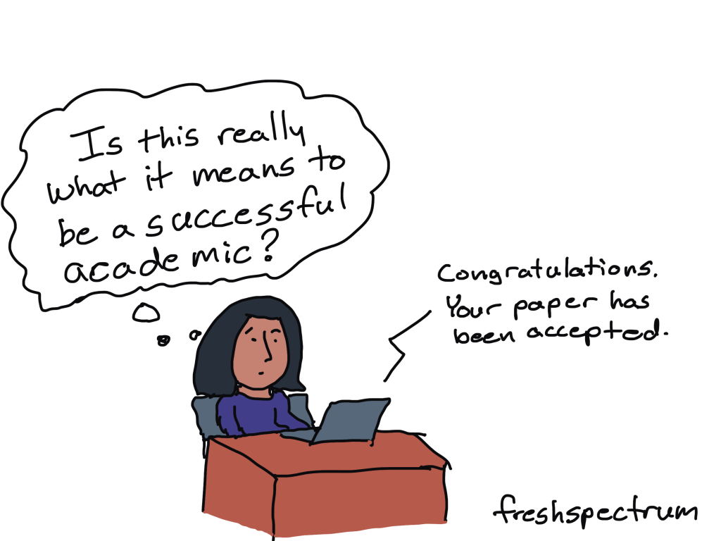 Successful academic comic