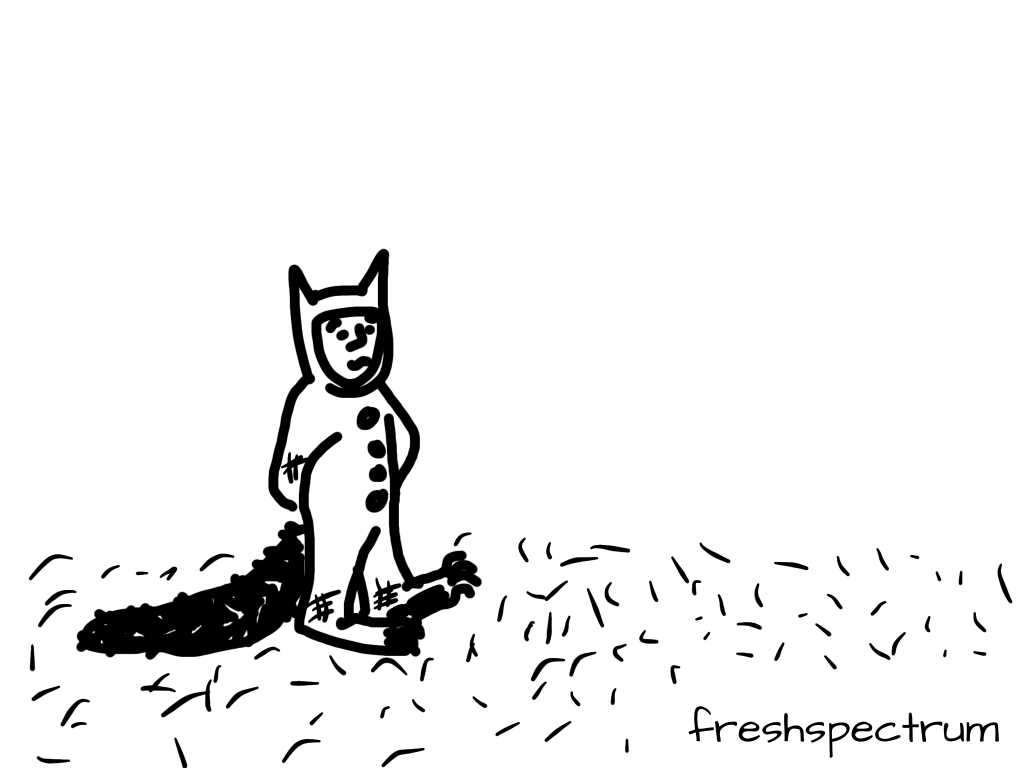 Simple drawing of one of Maurice Sendak's most famous characters.